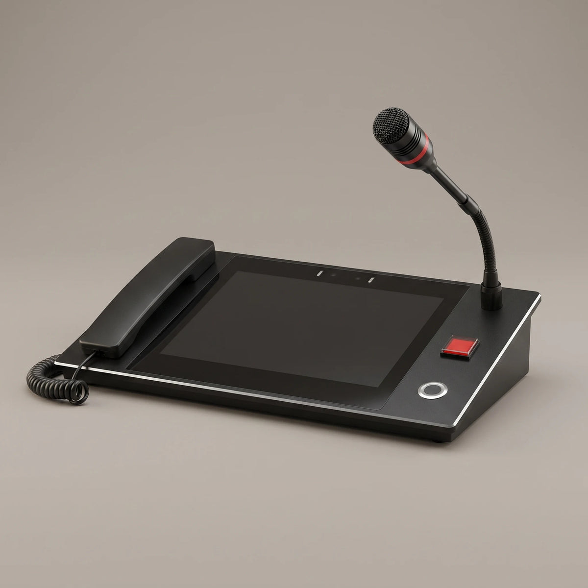 HUSHAN_PUBLIC_ADDRESS_20260720|compact-pa-controller-voa-2000b|ai-main|VOA-2000B AI-assisted studio product image based on real product reference