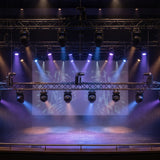 HUSHAN_STAGE_SCENE_20260720|iot-3in1-moving-head-wl-200sl|auditorium-beam-scene|WL-200SL auditorium moving-head lighting application scene|broad AI application scene; no product close-up or inferred product exterior