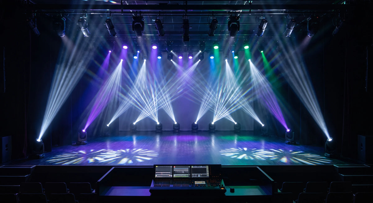HUSHAN_STAGE_SCENE_20260720|iot-3in1-moving-head-wl-200sl|stage-control-scene|WL-200SL stage lighting control application scene|broad AI application scene; no product close-up or inferred product exterior