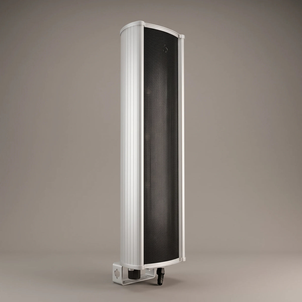 HUSHAN_PUBLIC_ADDRESS_20260720|outdoor-ip-column-speaker-sz-b30ip|ai-main|SZ-B30IP AI-assisted studio product image based on real product reference