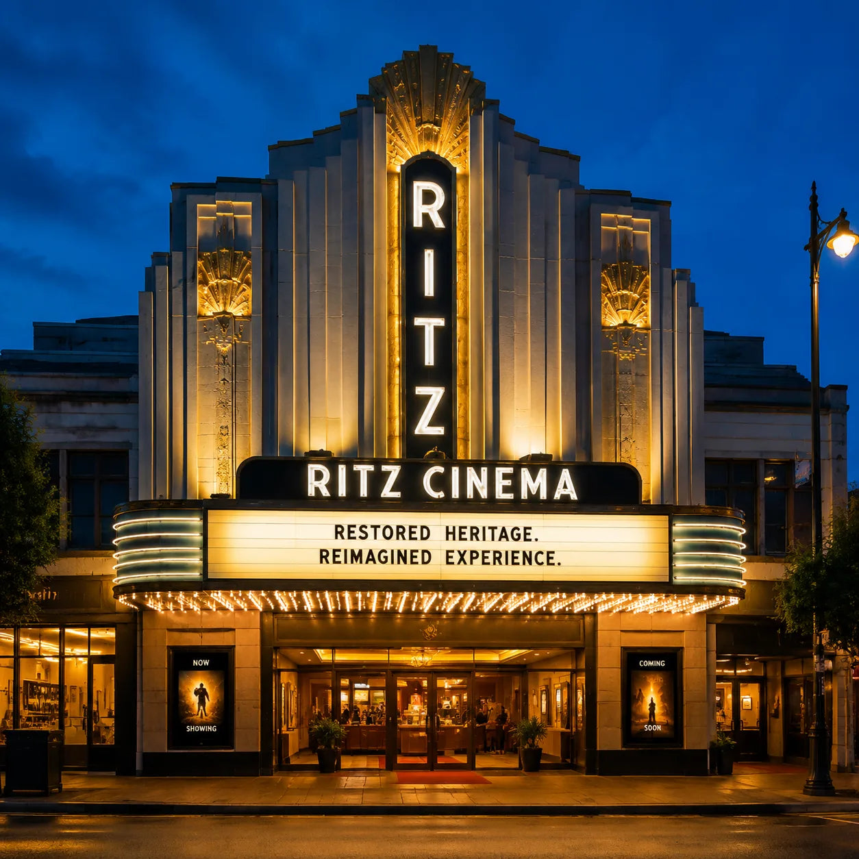 Representative Heritage Cinema Restoration — 3 Screens application