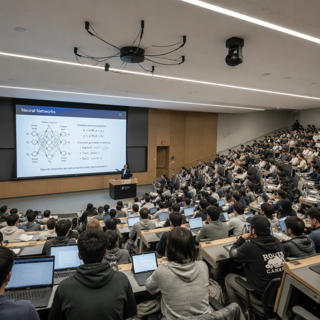 Representative University Hybrid Lecture Halls — 12 Rooms application